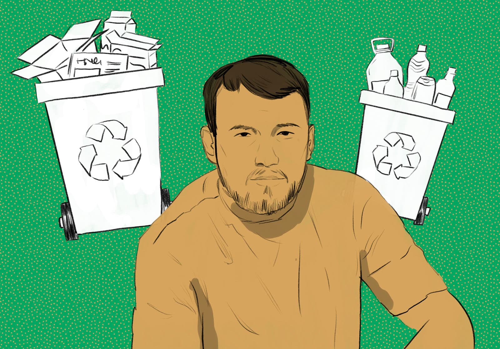 Сдай отходы – получи деньги: как казахстанец вдохновил односельчан сортировать мусор