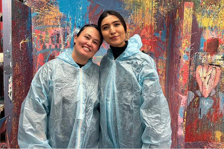 #экспериментManshuq: где в Алматы можно рисовать на стенах, полу и даже друг на друге